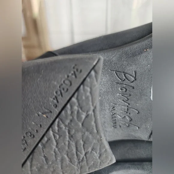 Size 8- Blowfish Malibu Vegan Ankle Western Cowboy Boots Booties- black - Picture 8 of 9